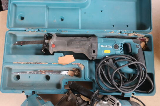 Elværktøj MAKITA bajonetsav, vinkelslibere m.v.