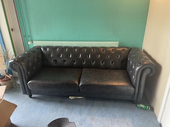 Chesterfield lædersofa