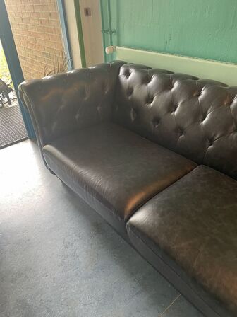 Chesterfield lædersofa