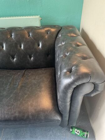Chesterfield lædersofa