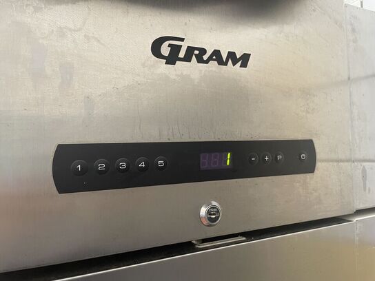 Køleskab I rustfrit stål GRAM