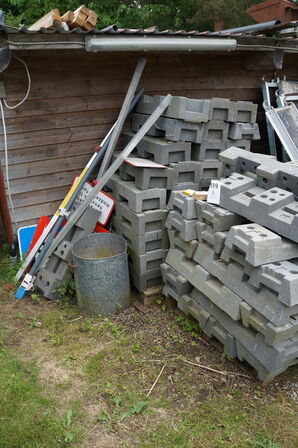 Stort parti byggehegn