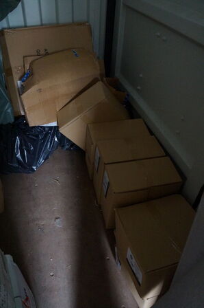 Stort parti affaldssække, micromax, m.v.