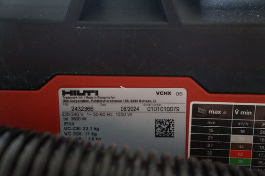 Industristøvsuger HILTI VCHX 05