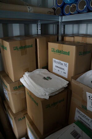 Stort parti affaldssække, micromax, m.v.