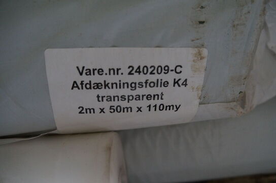 Parti indækningsplast & Filtruller