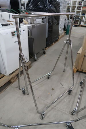 3 stk. Foldbare tøjstativer