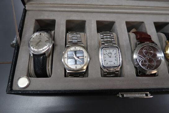 12 stk. Armbåndsure SEIKO, CITIZEN, SKAGEN m.fl. (Momsfri)