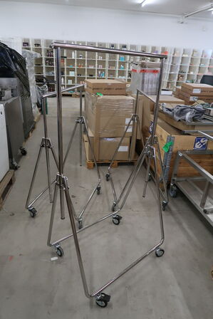 3 stk. Foldbare tøjstativer