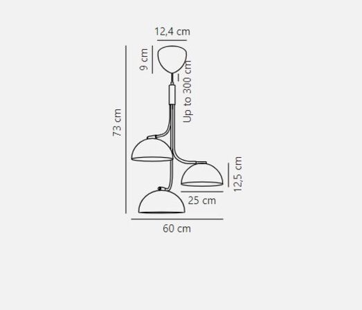 Nordlux tullio 3-Pendant white(ubrugt)