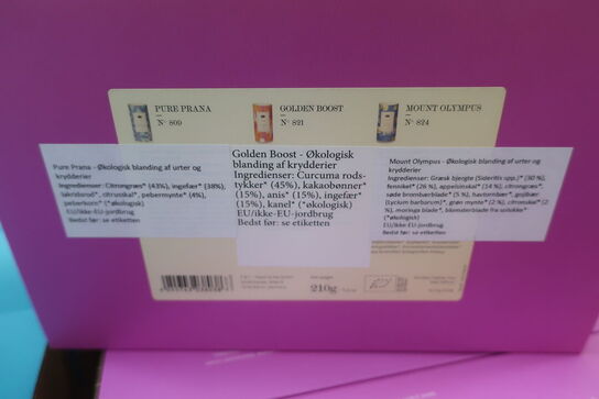 32 ks. ass. PAPER & TEA te (fra 200-280g pr. kasse)