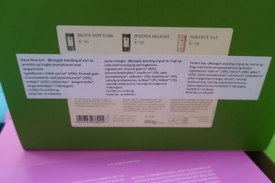 32 ks. ass. PAPER & TEA te (fra 200-280g pr. kasse)