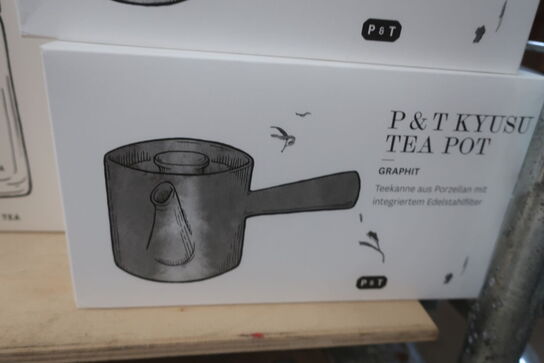 6 stk. PAPER & TEA Kyusu Tea Pot Graphite