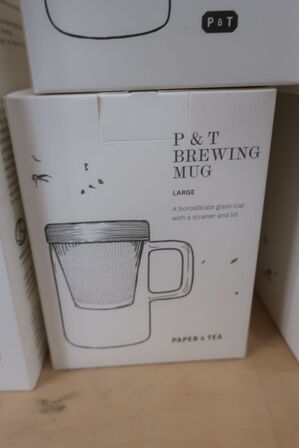 10 stk. PAPER & TEA My Dear Brewing Mug Large - Teglas med si