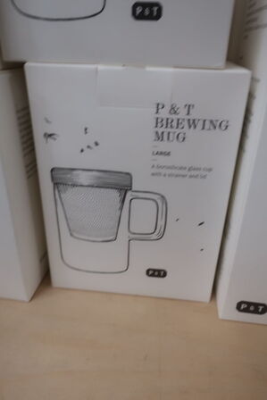 10 stk. PAPER & TEA My Dear Brewing Mug Large - Teglas med si
