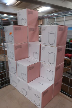 20 stk. PAPER & TEA Stentøjskopper stor+lille model