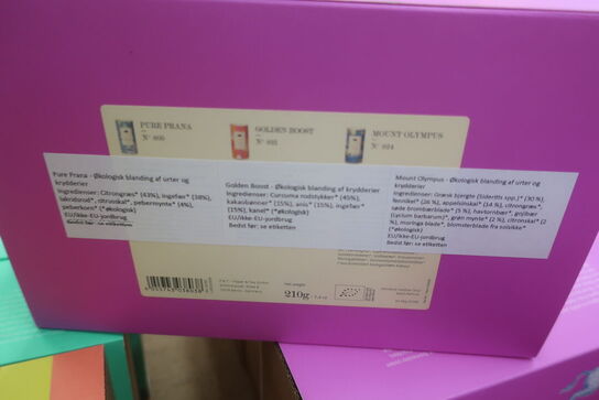 40 ks. ass. PAPER & TEA te (fra 100-210g pr. kasse)