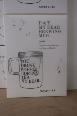6 stk. PAPER & TEA MY My Dear Brewing Mug Large - Teglas med si