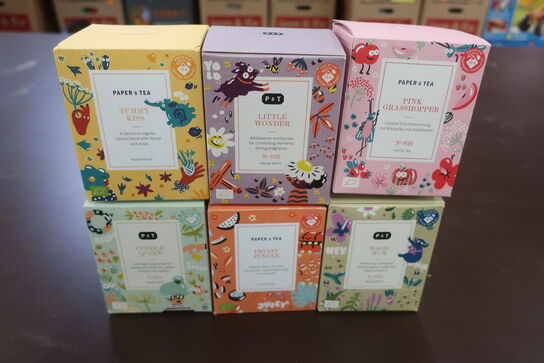 6 ks. á 15 tebreve - 6 varianter