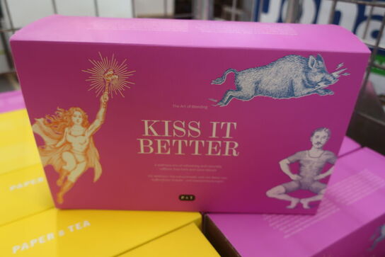 40 ks. ass. PAPER & TEA te (fra 100-280g pr. kasse)