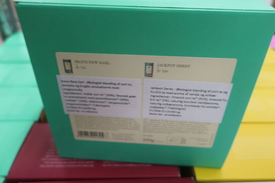 40 ks. ass. PAPER & TEA te (fra 100-280g pr. kasse)