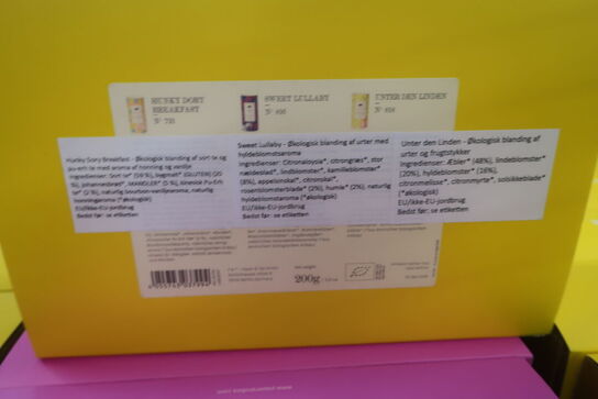 32 ks. ass. PAPER & TEA te (fra 210-290g pr. kasse)