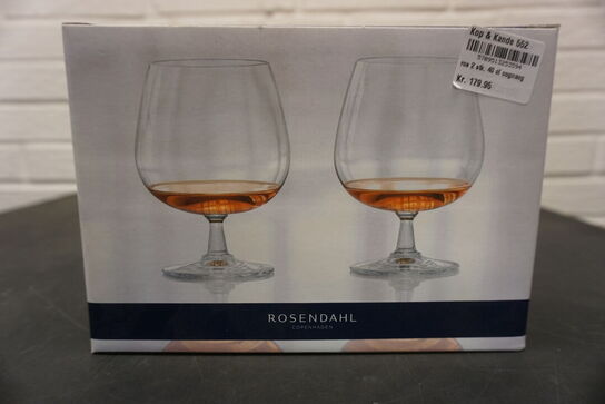 6 stk. glas ROSENDAHL