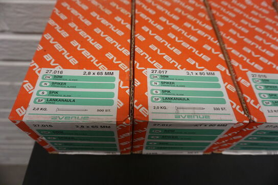 Diverse bolte skruer m.v.