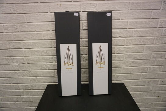 2 stk. lysestager GEORG JENSEN