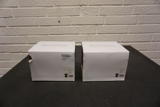 2 stk. krystal lysestager SPECKTRUM