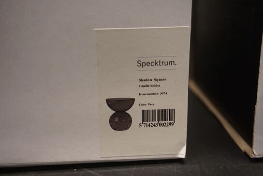 2 stk. krystal lysestager SPECKTRUM