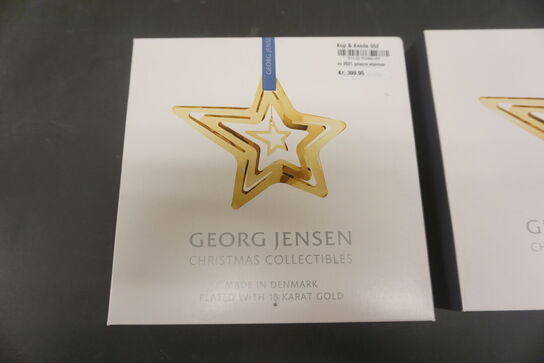 2 stk. Juletræsophæng GEORG JENSEN
