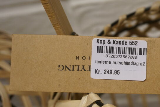 2 stk. lanterner i flet