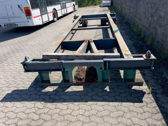 Pladslad/vogn til container