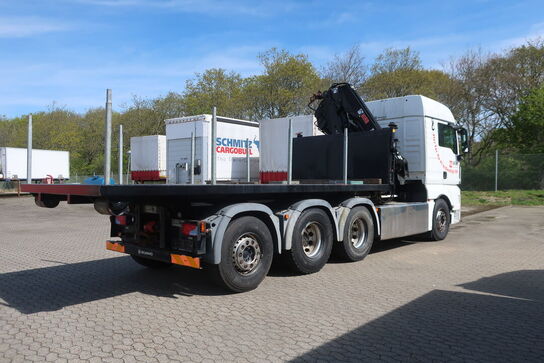 Lastbil m. kran MAN TG.35 8X4-4-BL