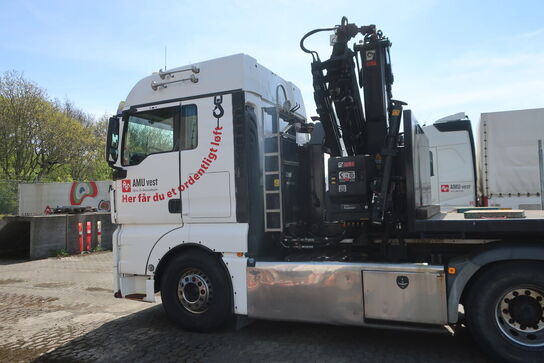 Lastbil m. kran MAN TG.35 8X4-4-BL