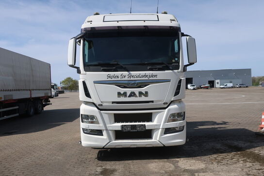 Lastbil m. kran MAN TG.35 8X4-4-BL