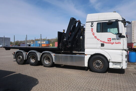 Lastbil m. kran MAN TG.35 8X4-4-BL
