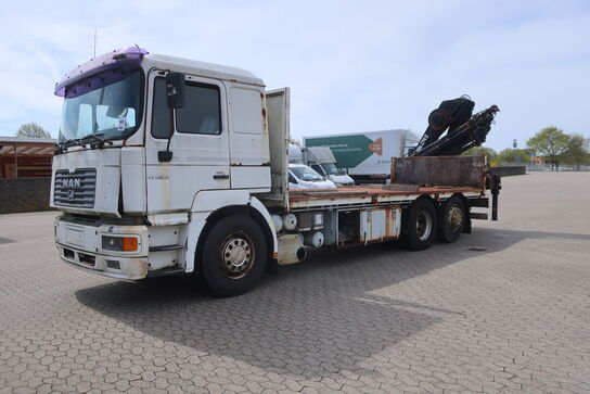 Lastbil m. kran MAN FE-360A