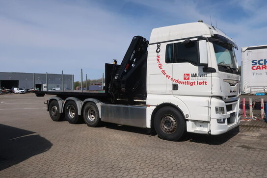 Lastbil m. kran MAN TG.35 8X4-4-BL