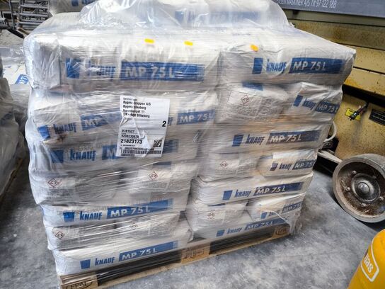 Palle med gipspuds KNAUF MP 75 L