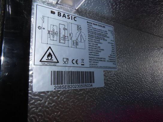 Bar back køleskab BASIC