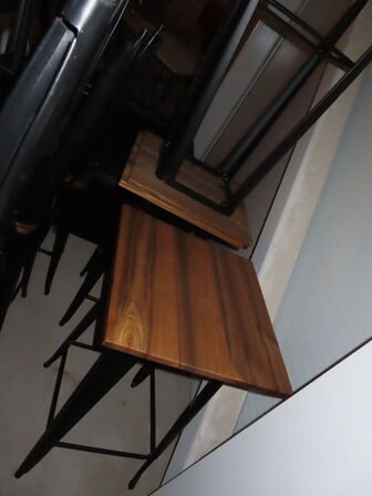 8 stk. barstole fra restaurant