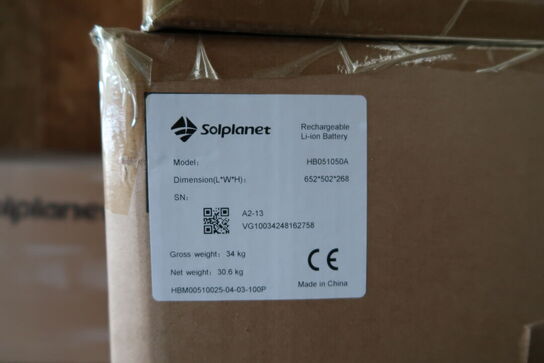 1 stk. batteri SOLPLANET HB051050A
