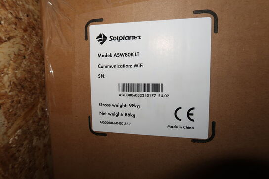 1 stk. inverter SOLPLANET ASW80K-LT Wifi