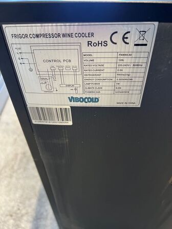 Vinkøleskab Vibocold brugt få gange