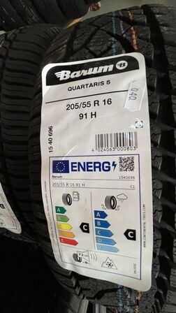 3 Stk. Dæk BARUM QUARTARIS 5 - 205/55 R 16 91 H