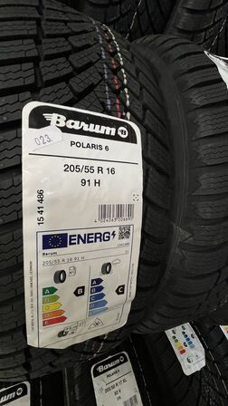 4 Stk. Dæk BARUM POLARIS 6 - 205/55 R 16 91 H