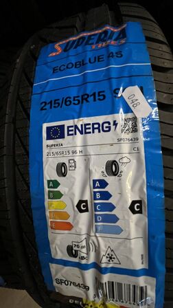2 Stk. Dæk SUPERIA ECOBLUE 4S - 215/65 R 15 96 H