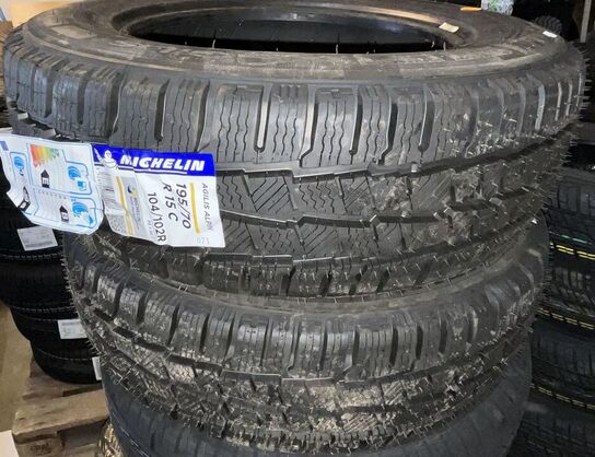 2 Stk. Dæk MICHELIN - 195/70 R 15 C 104/102R